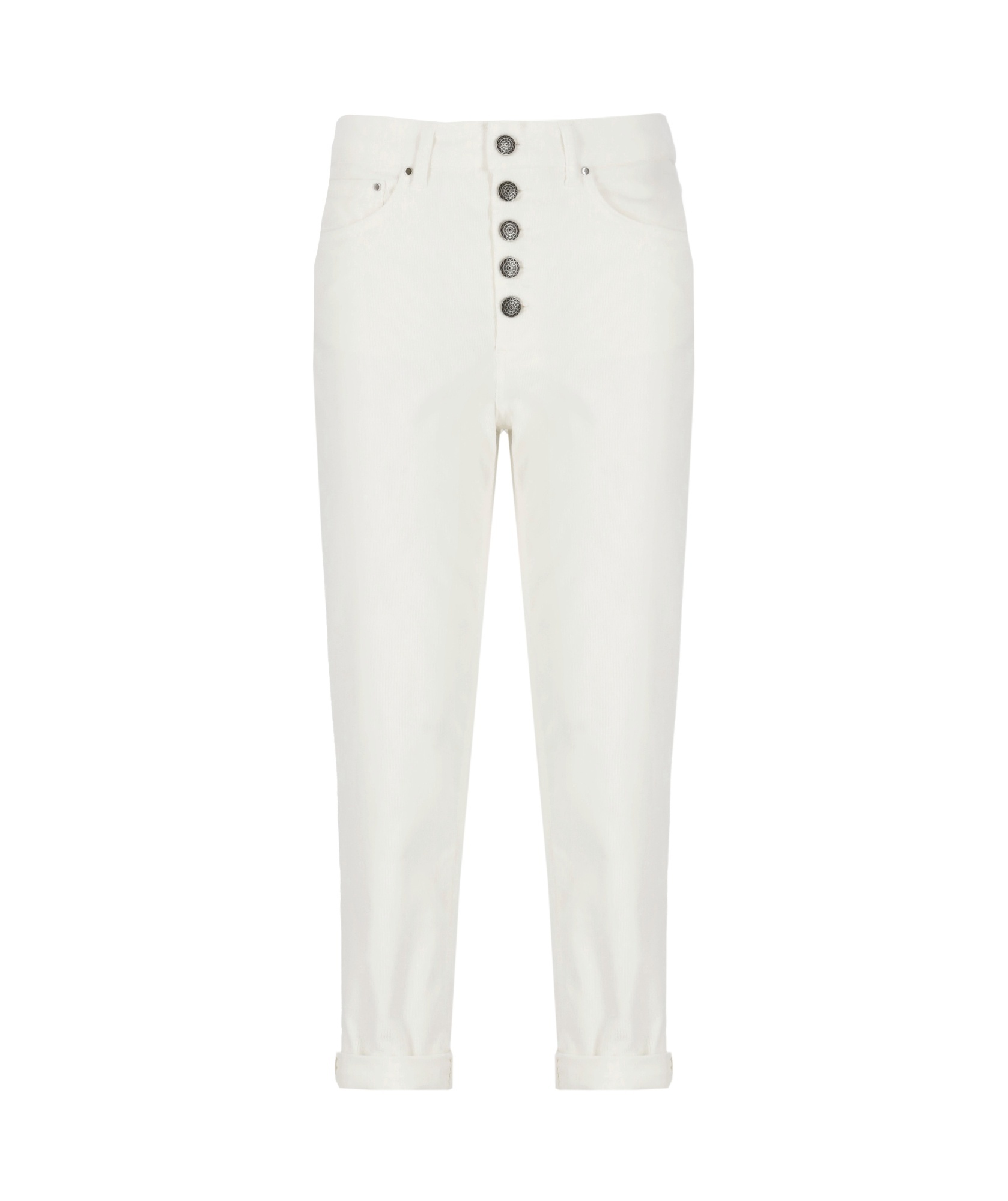 Dondup Koons Bull Stretch Jeans In White