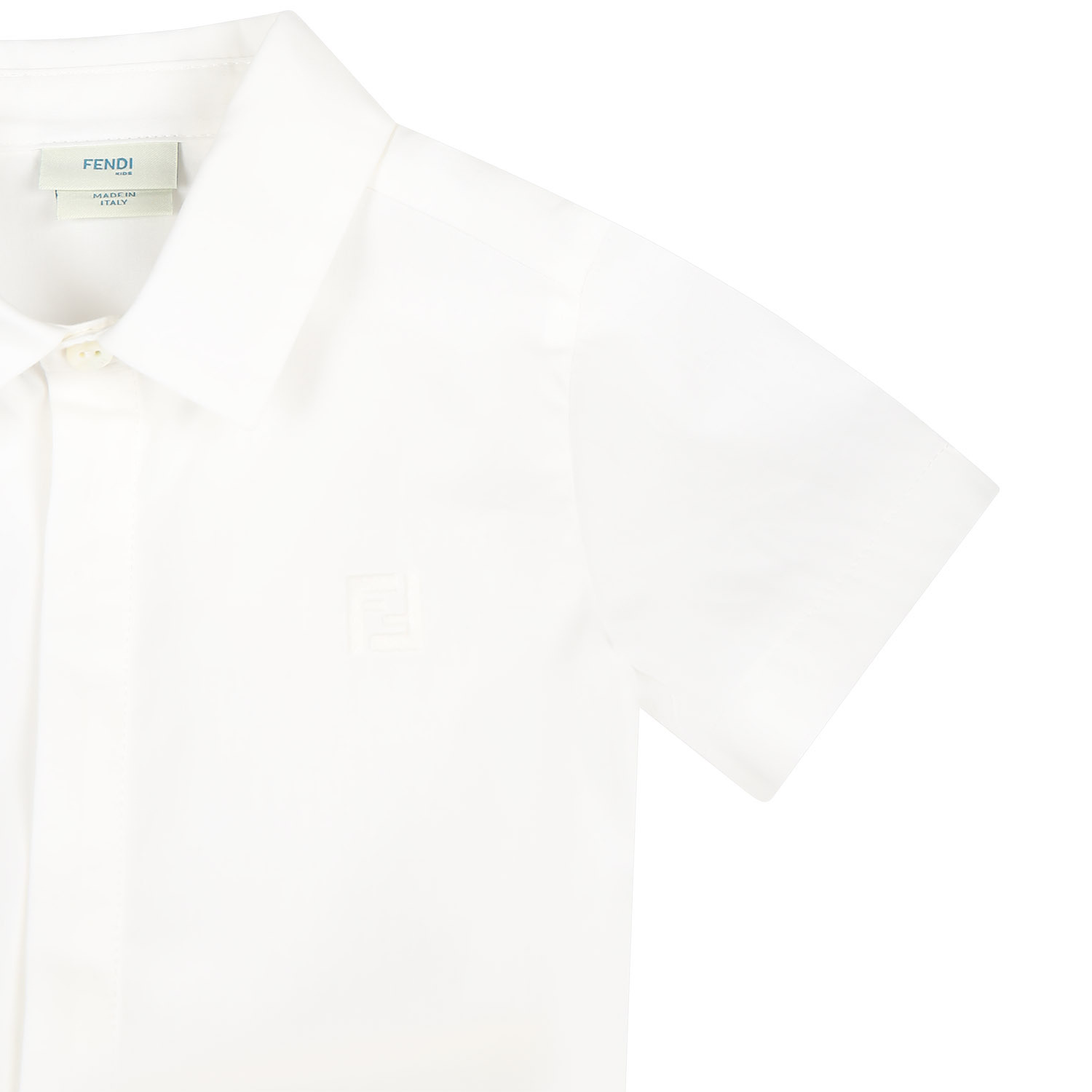 Fendi Ff-jacquard Shorts Set In White