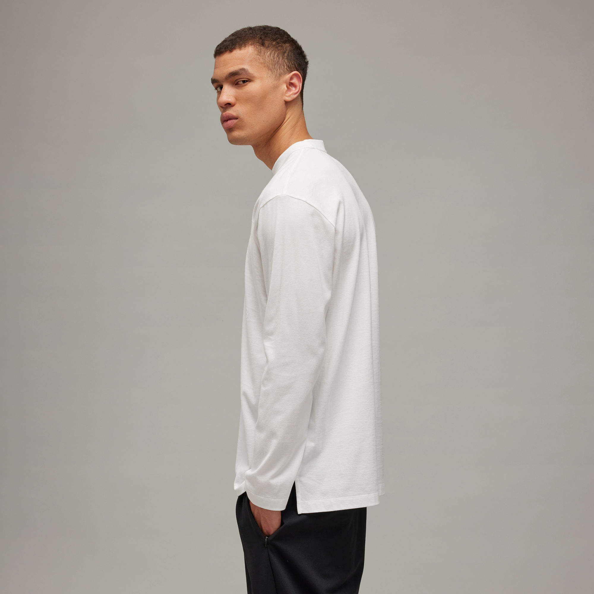 Y-3 Long-sleeved T-shirt In White