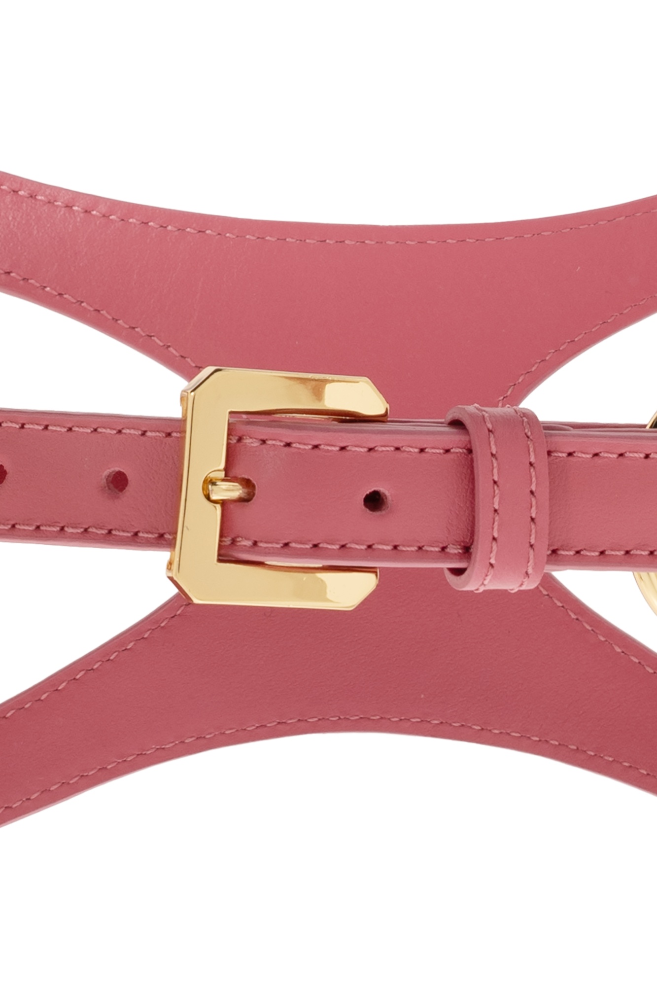Versace Home Logo Dog Collar In Red