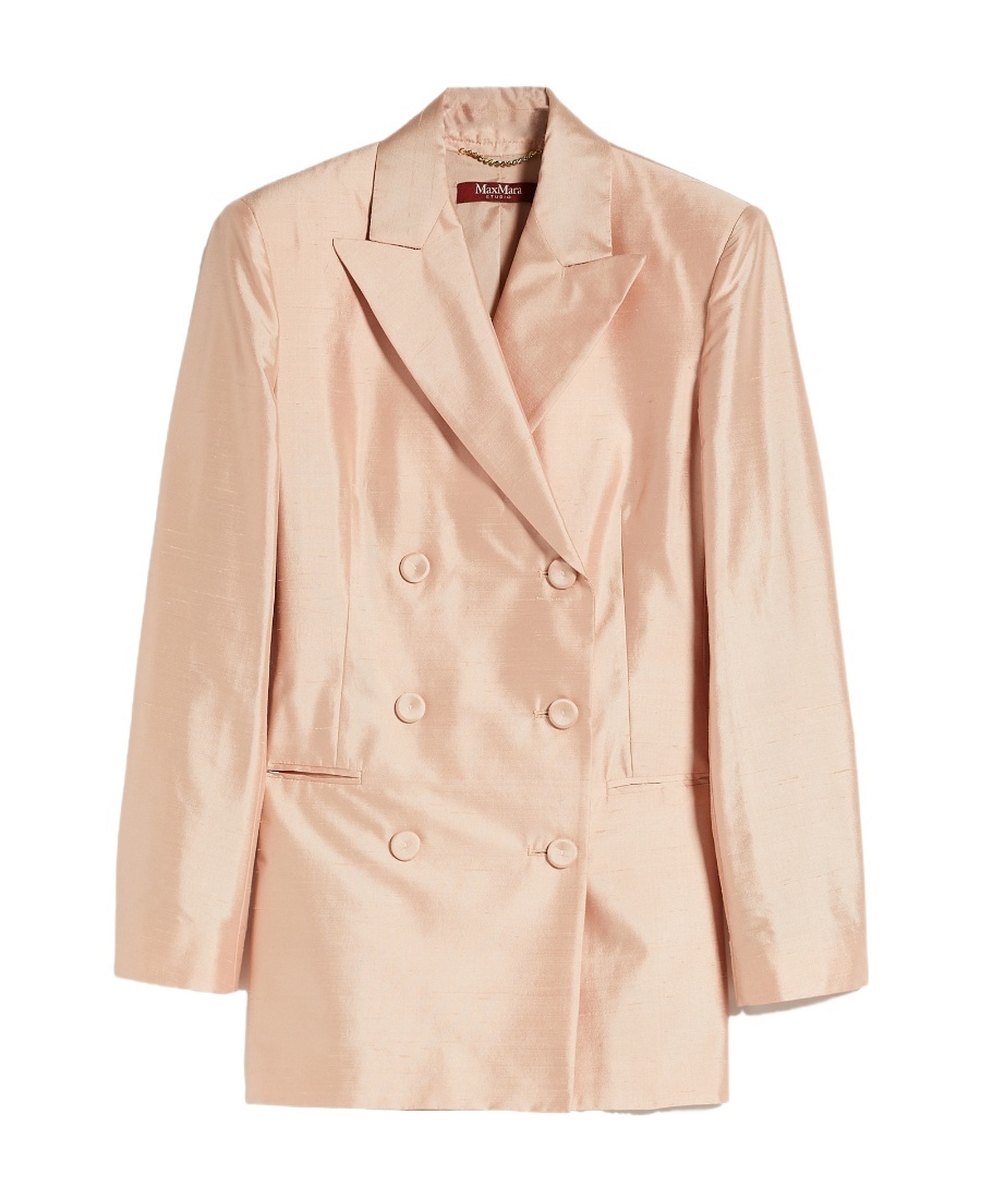 Max Mara Pheasants Blazer In Nude