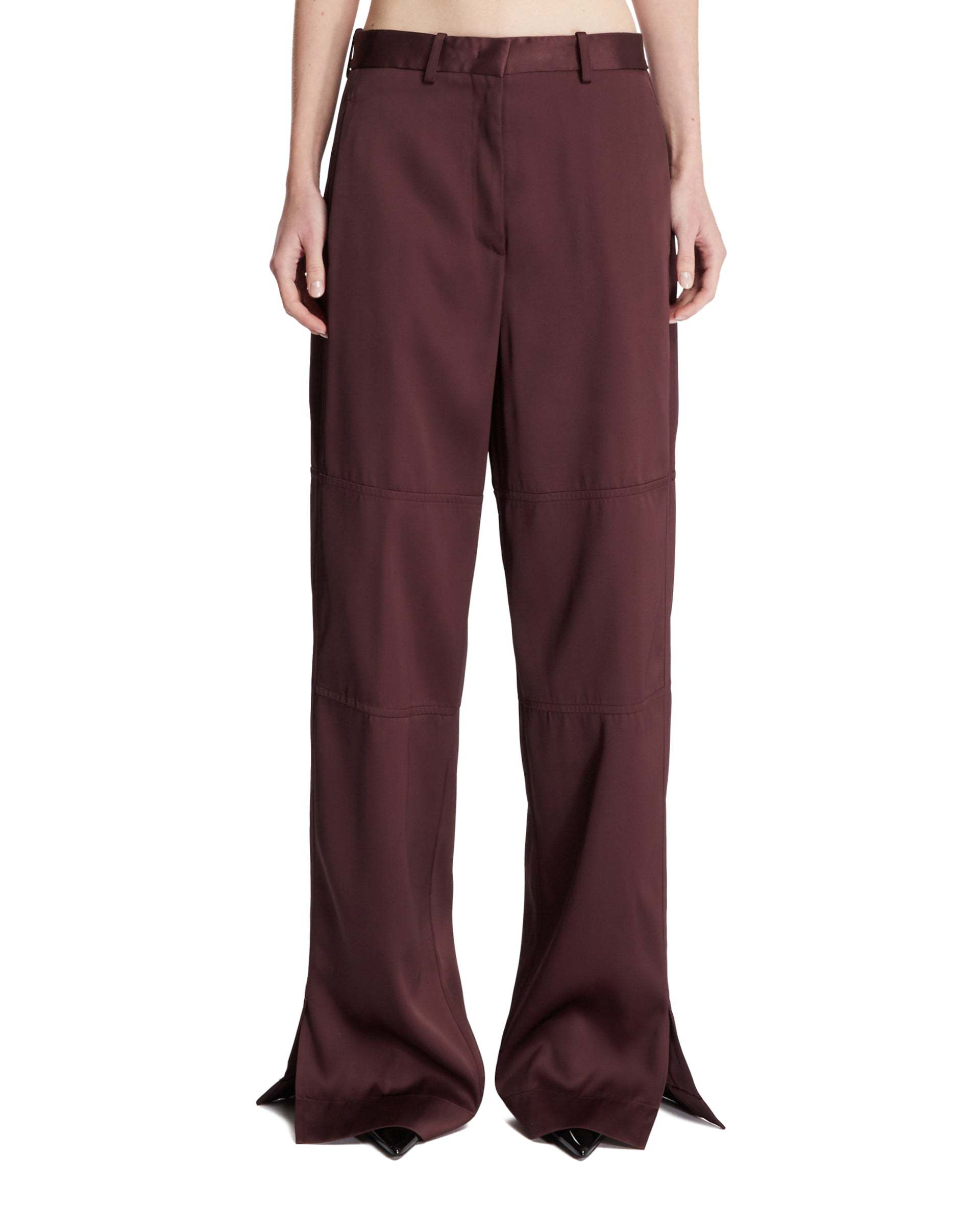 Jil Sander Belt-loop Casual Pants In Red