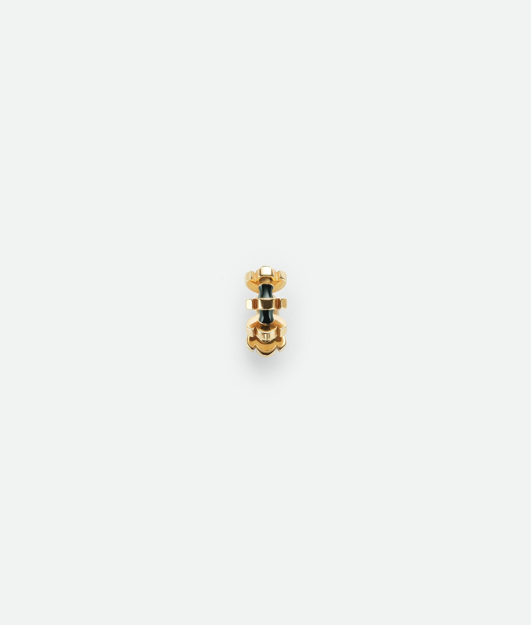 Bottega Veneta Puzzle Ring Earrings In Yellow
