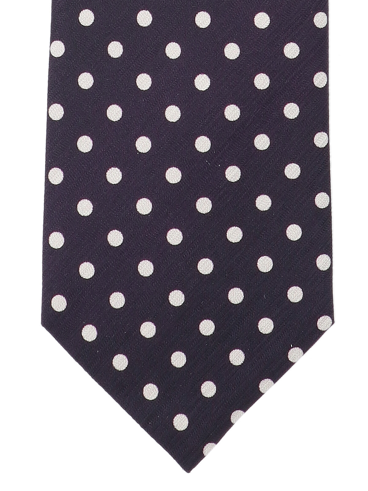 Tom Ford Dotted Pointed Tip Ties In Blue