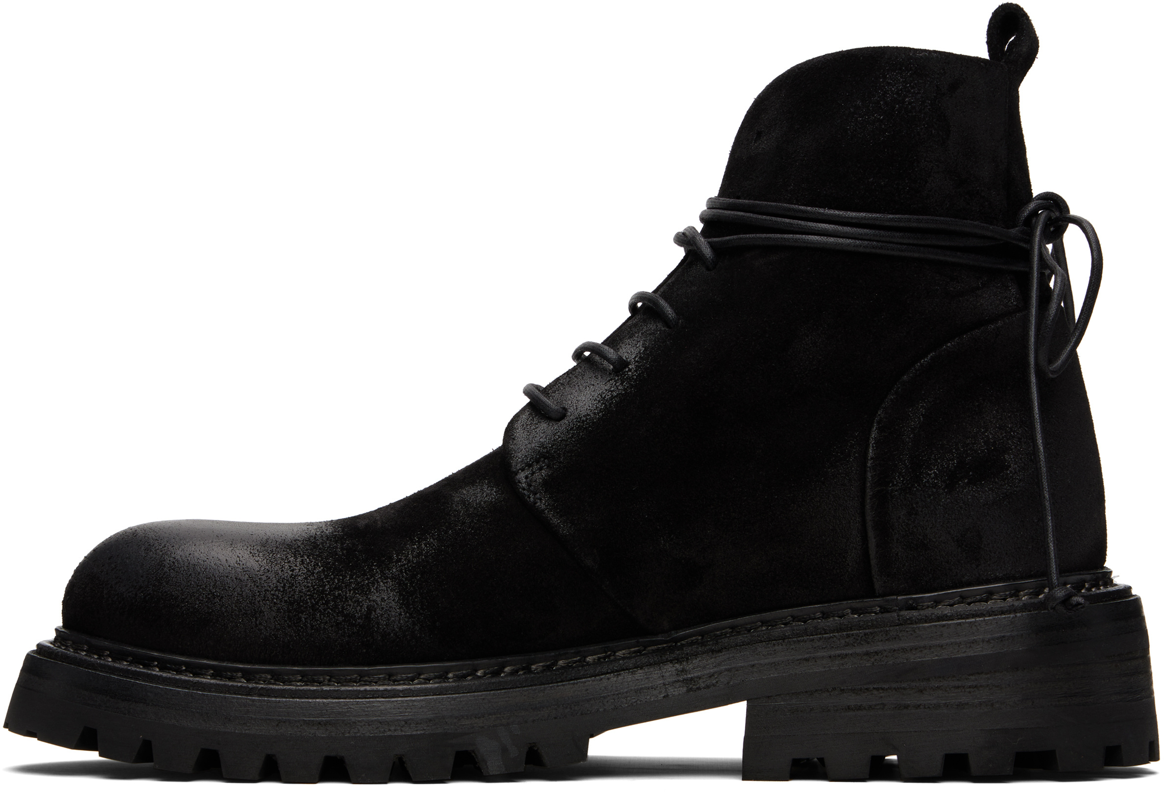 Marsèll Combat Ankle Boots In Black