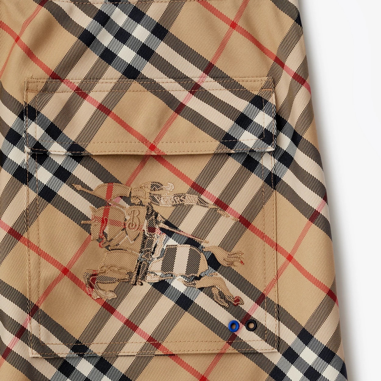 Burberry Vintage Check-print Drawstring Shorts In Multicolor
