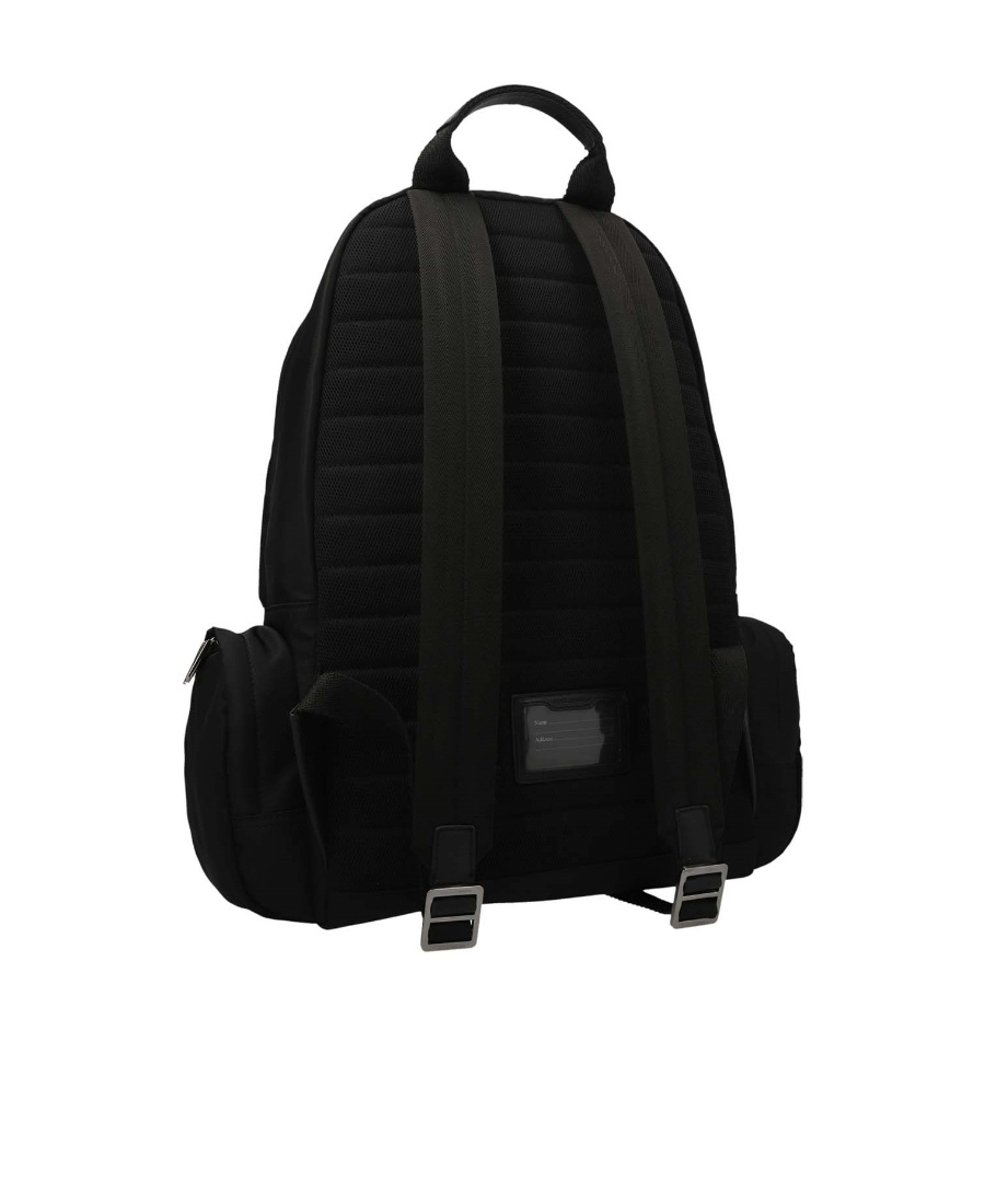 Dolce & Gabbana Nylon Backpack With Logo In Black