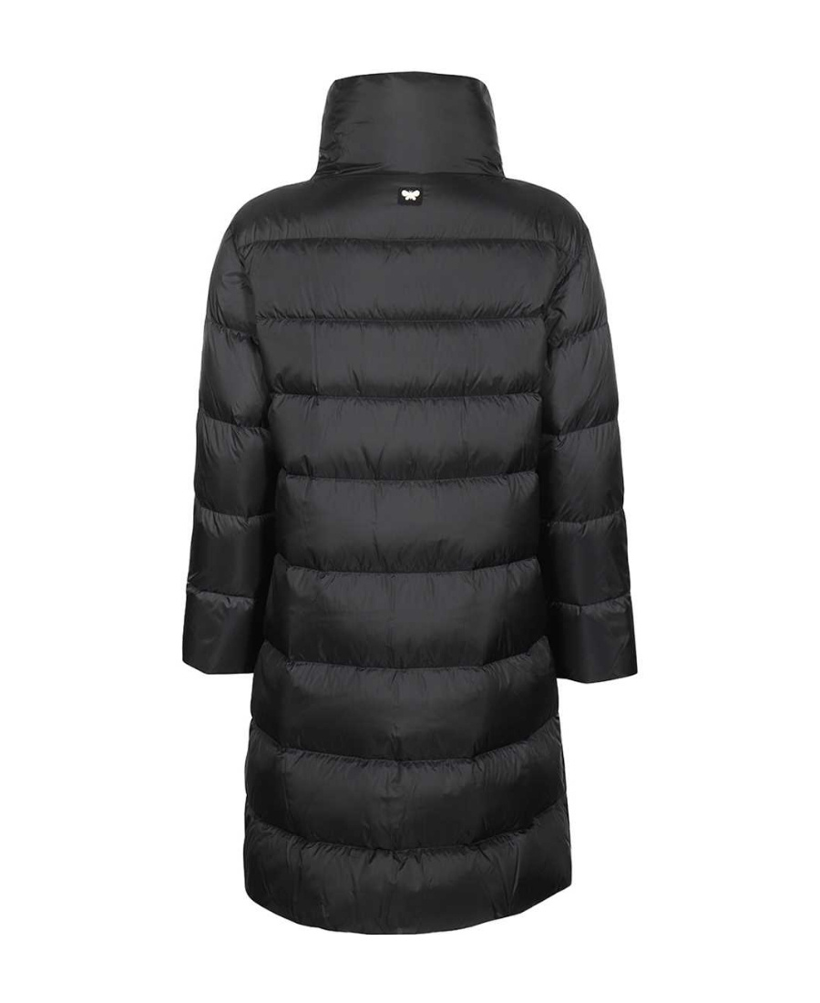 Shop Weekend Max Mara Logo Down Jacket In Black