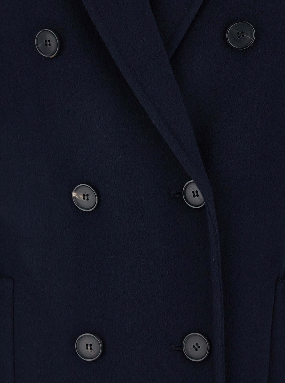 Mauro Grifoni Blue Coat With Double-breasted Fastening In Wool Woman In Blue