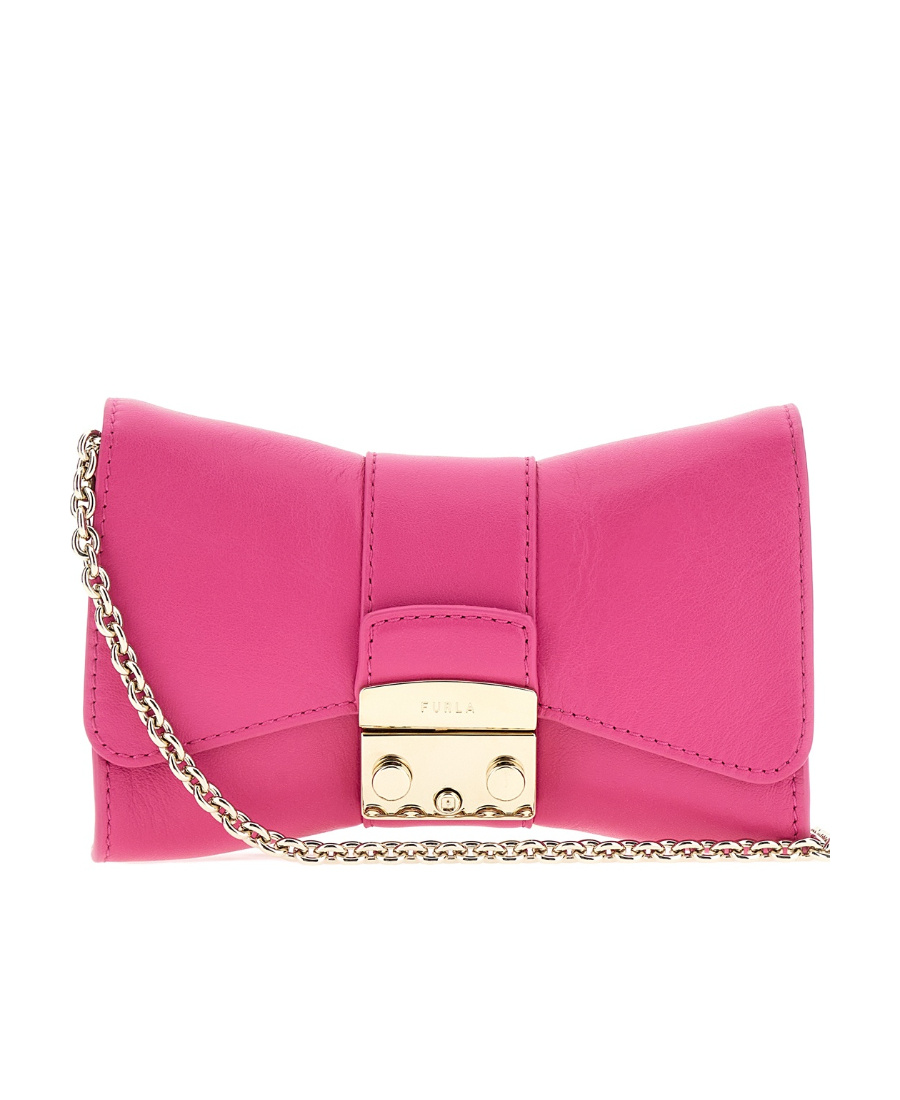 Furla Metropolis Remix Foldover Mini Crossbody Bag In White