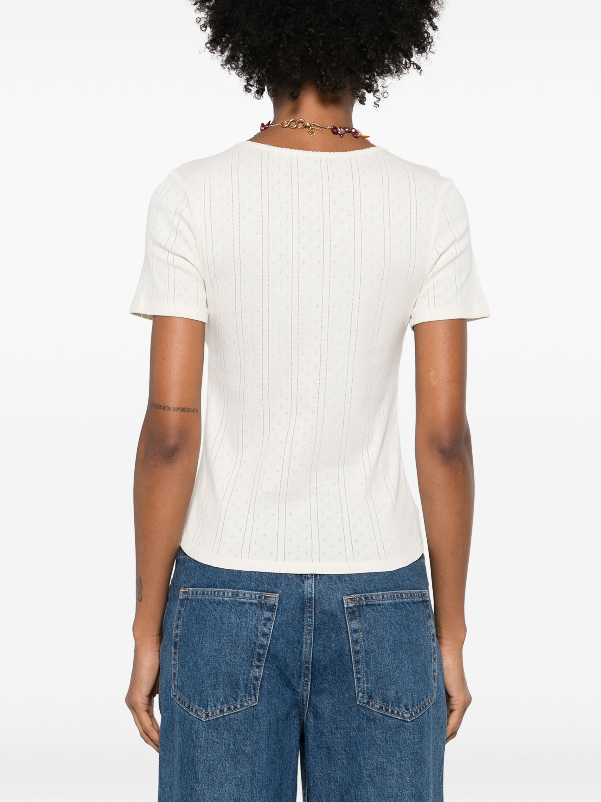 Apc A.p.c. T-shirt Luna Clothing In White