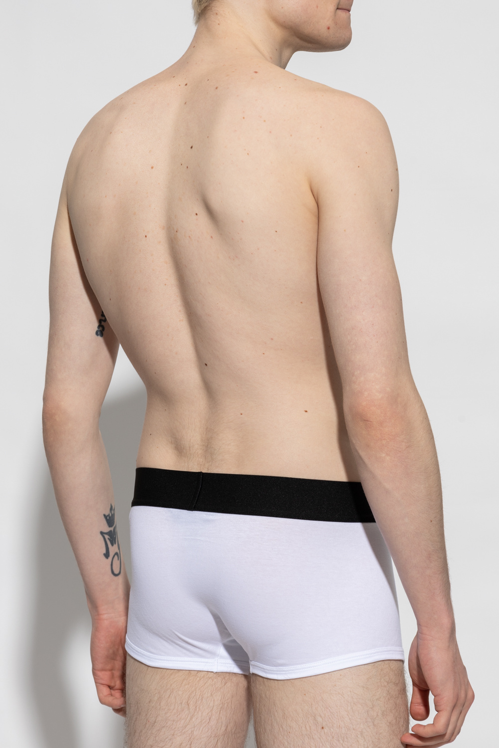 Palm Angels Three-pack Logo Waistband Boxers In Black