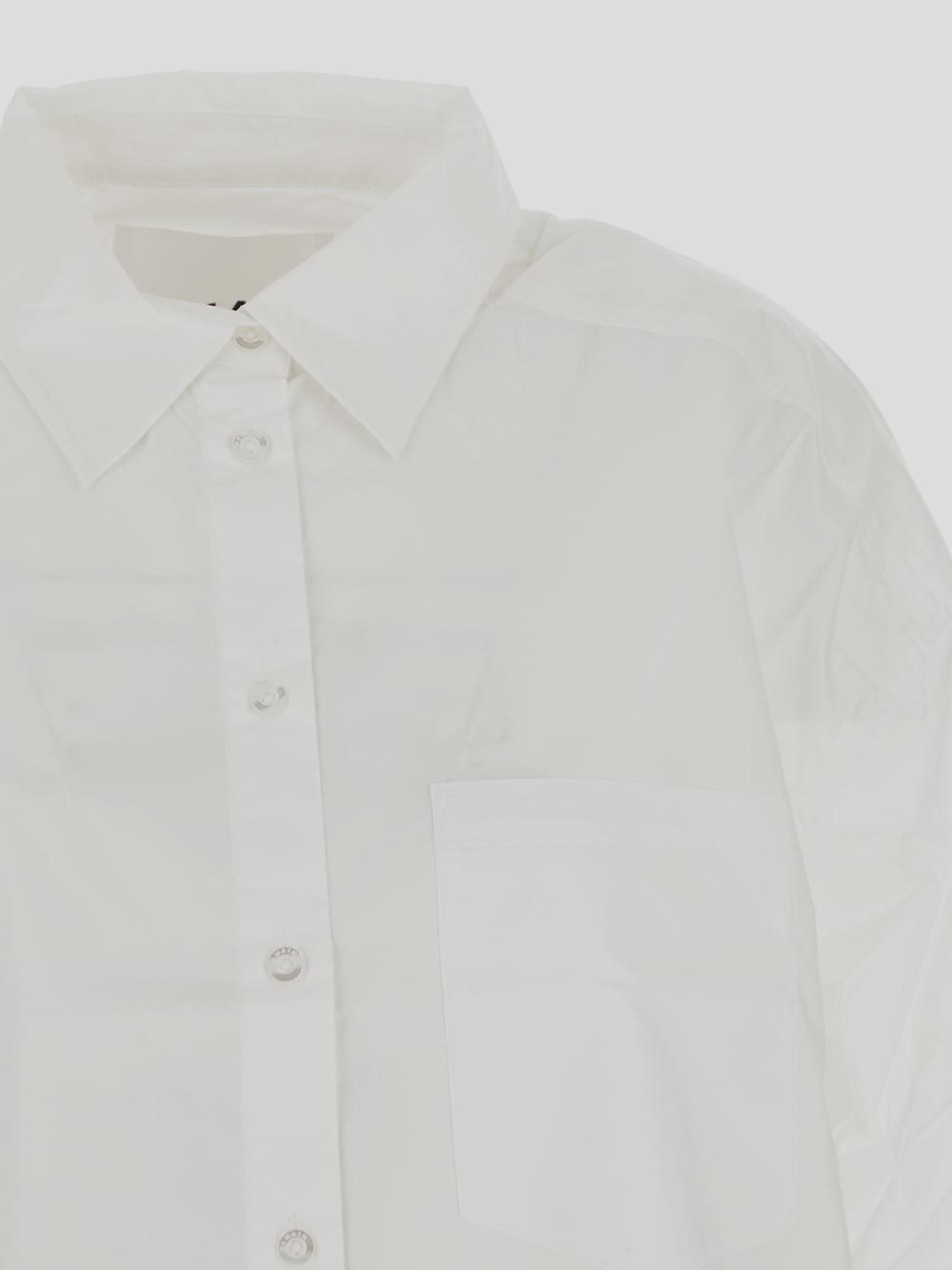 Remain Birger Christensen Remain By Birger Christensen Oversized Cotton-poplin Shirt In White