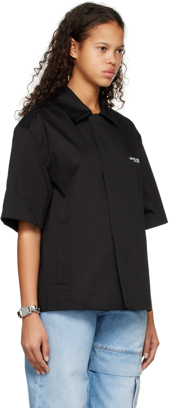 Alyx Black Printed T-shirt In Black