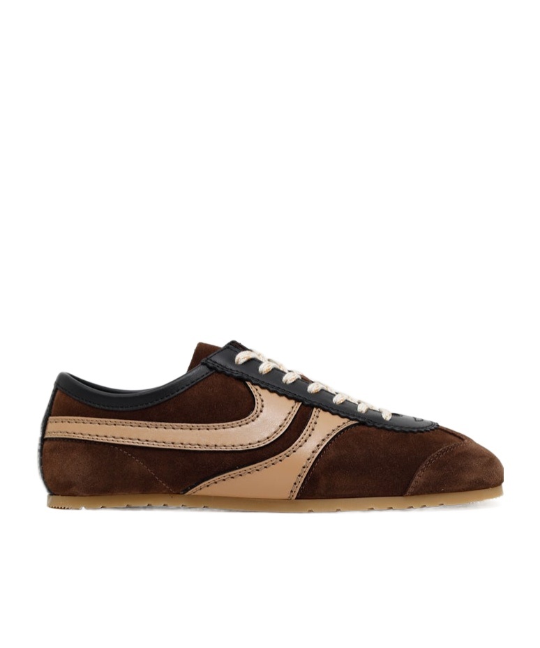 Shop Dries Van Noten Lace-up Sneakers In Brown