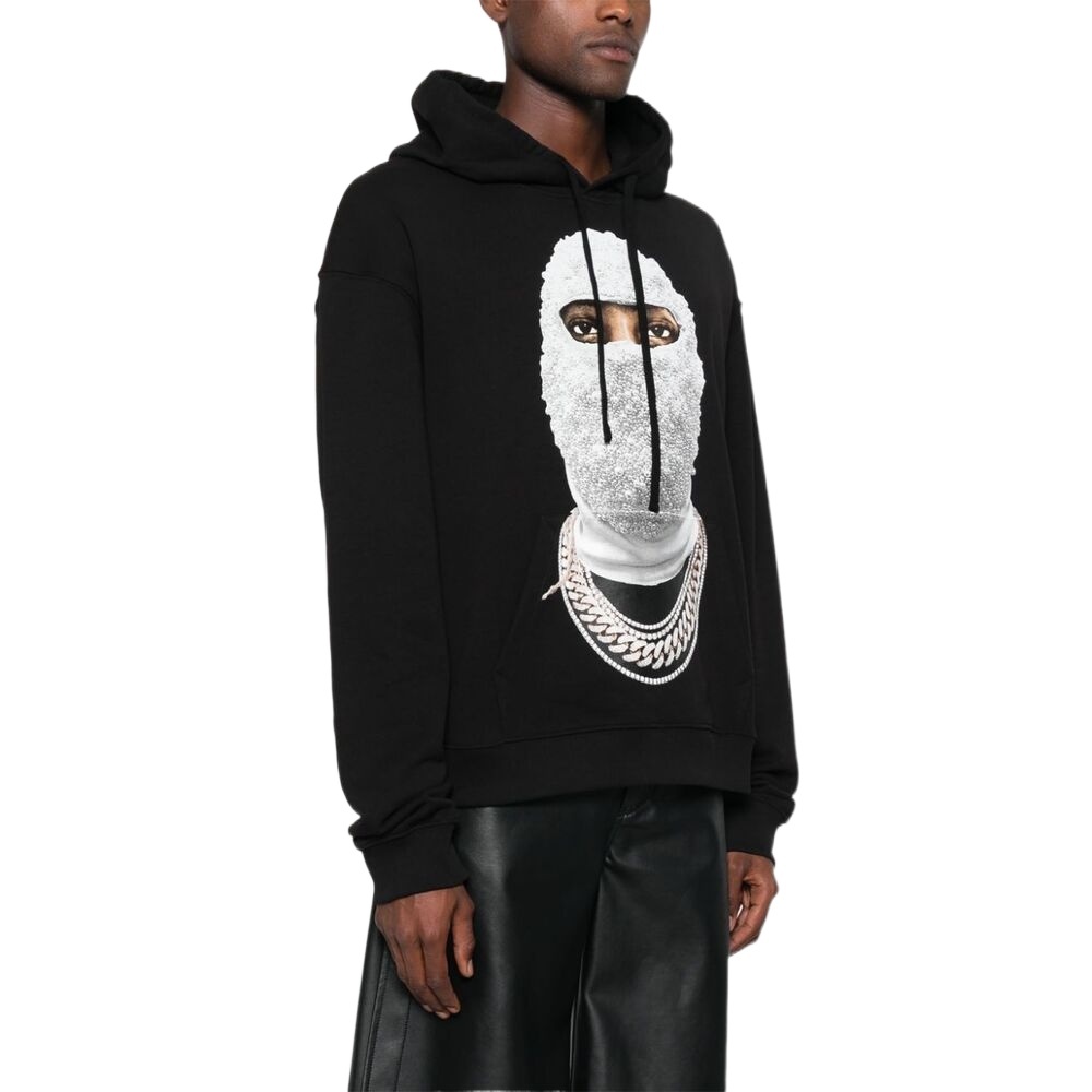 Ih Nom Uh Nit Future Mask-print Hoodie In Black