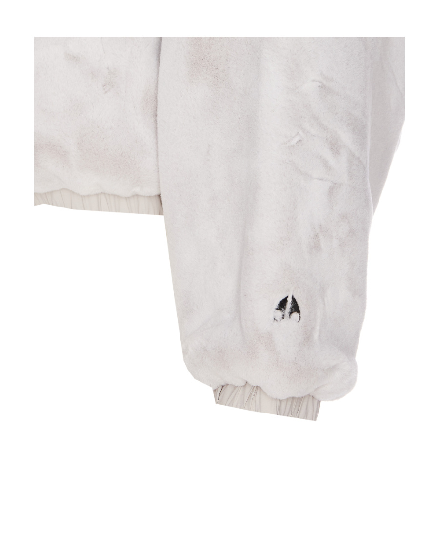 Moose Knuckles Hooded Puffer Jacket In White