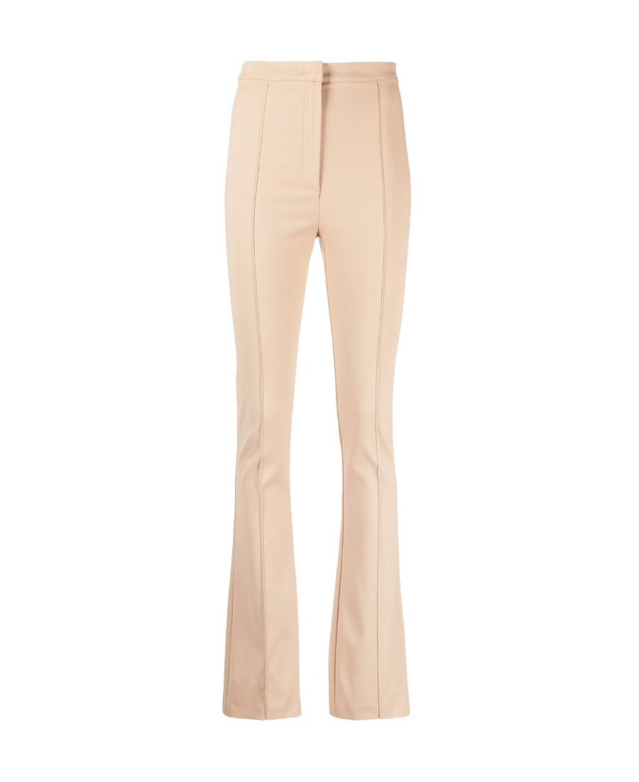 PATRIZIA PEPE HIGH-WAISTED FLARED TROUSERS