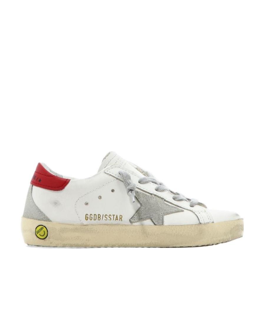 Golden Goose Star Vintage Lace-up Sneakers In White