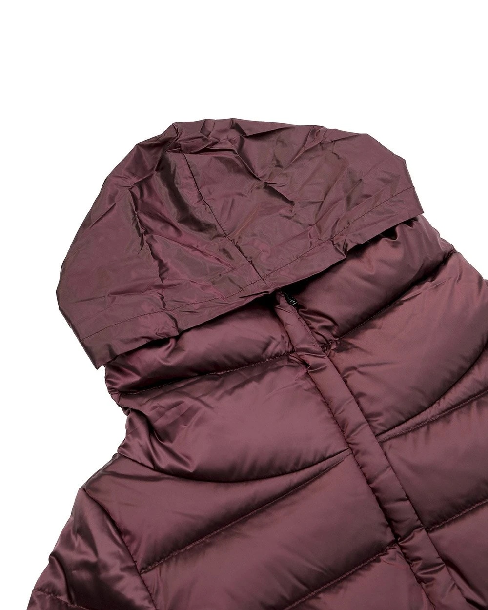 Weekend Max Mara Lace Up Quilted Down Jacket In Red