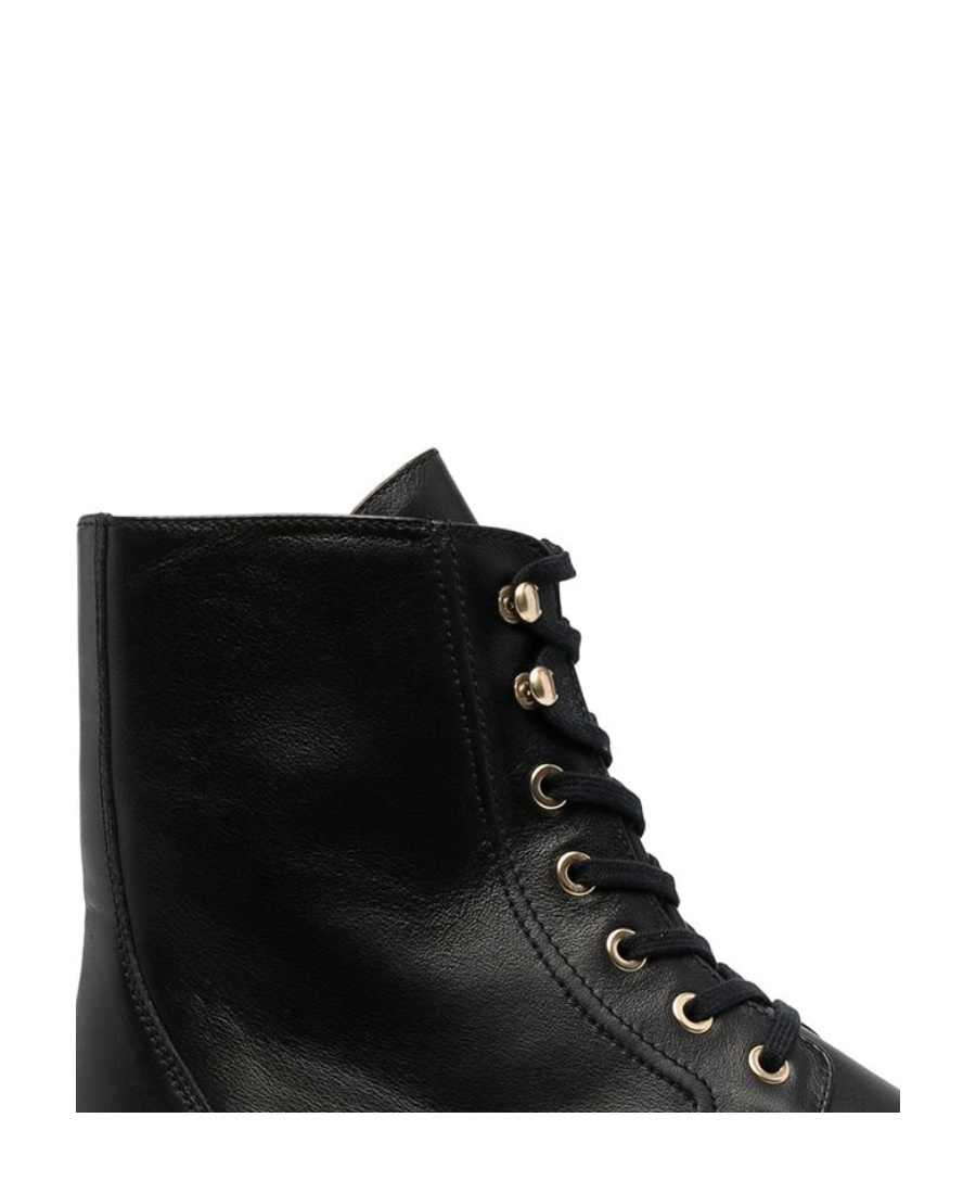Stuart Weitzman Mila Lift Leather Boots In Black