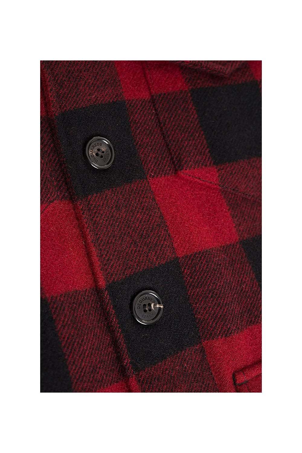 Dsquared2 Long Sleeve Jacket In Red