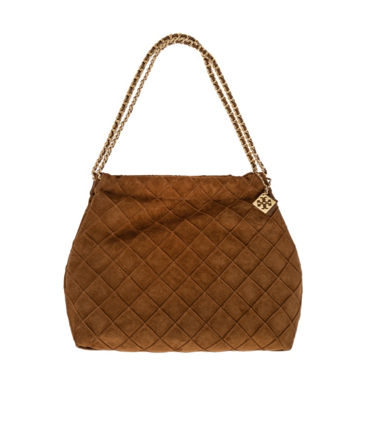 Shop Tory Burch Fleming Tote Bag In Brown
