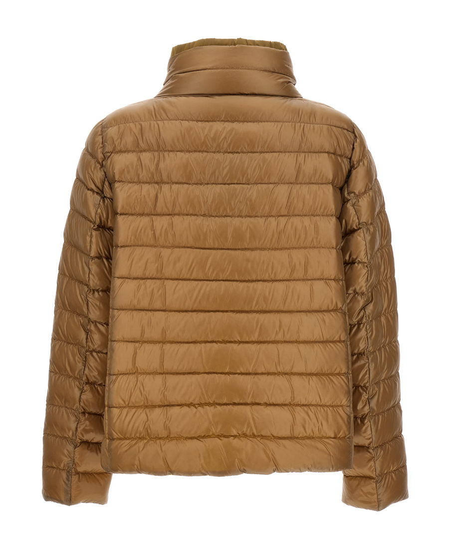 Herno Reversible Down Puffer Jacket In Brown