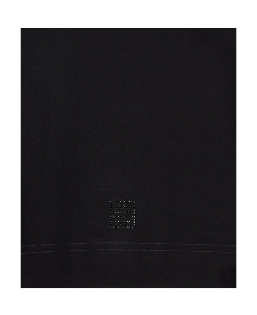 Givenchy T-shirt A Maniche Corte In Cotone. In Black