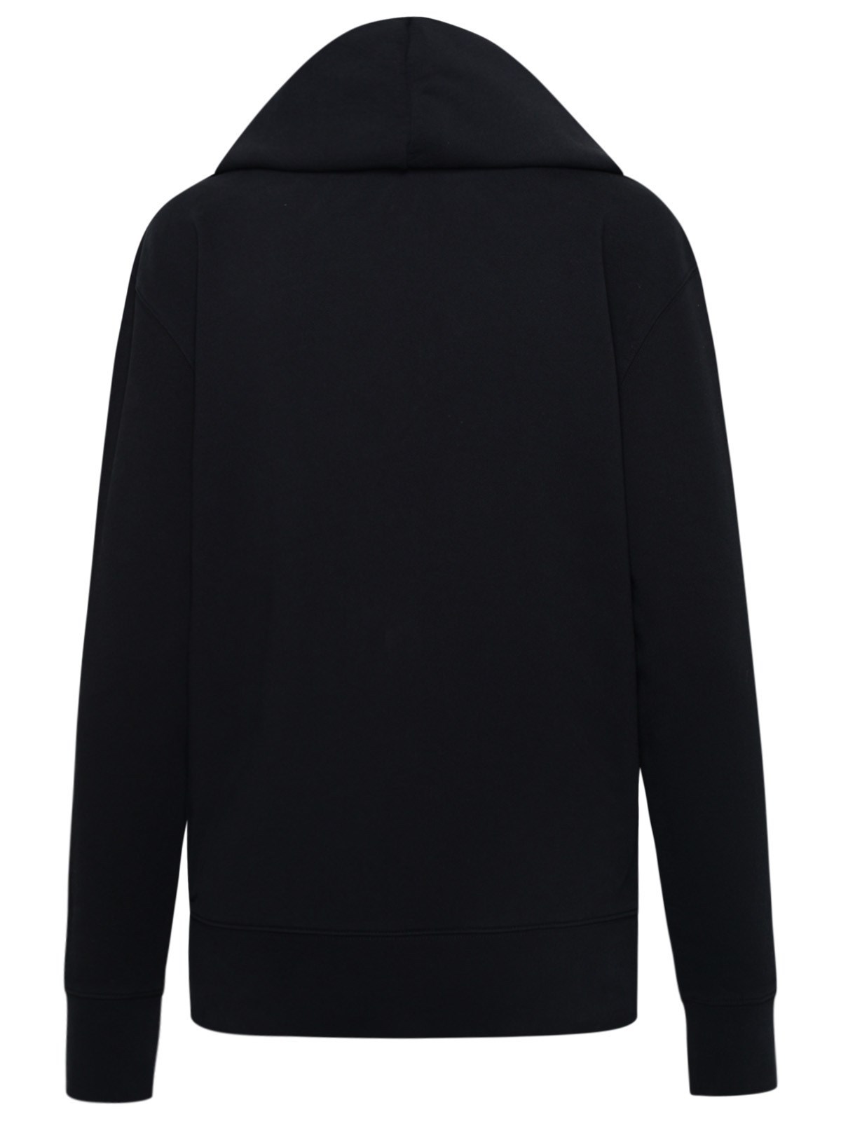 Maison Kitsuné Embroidered-motif Drawstring Hoodie In Black
