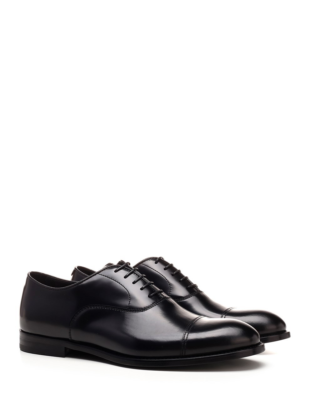 Doucal's Logo Business Dress Shoes In Black