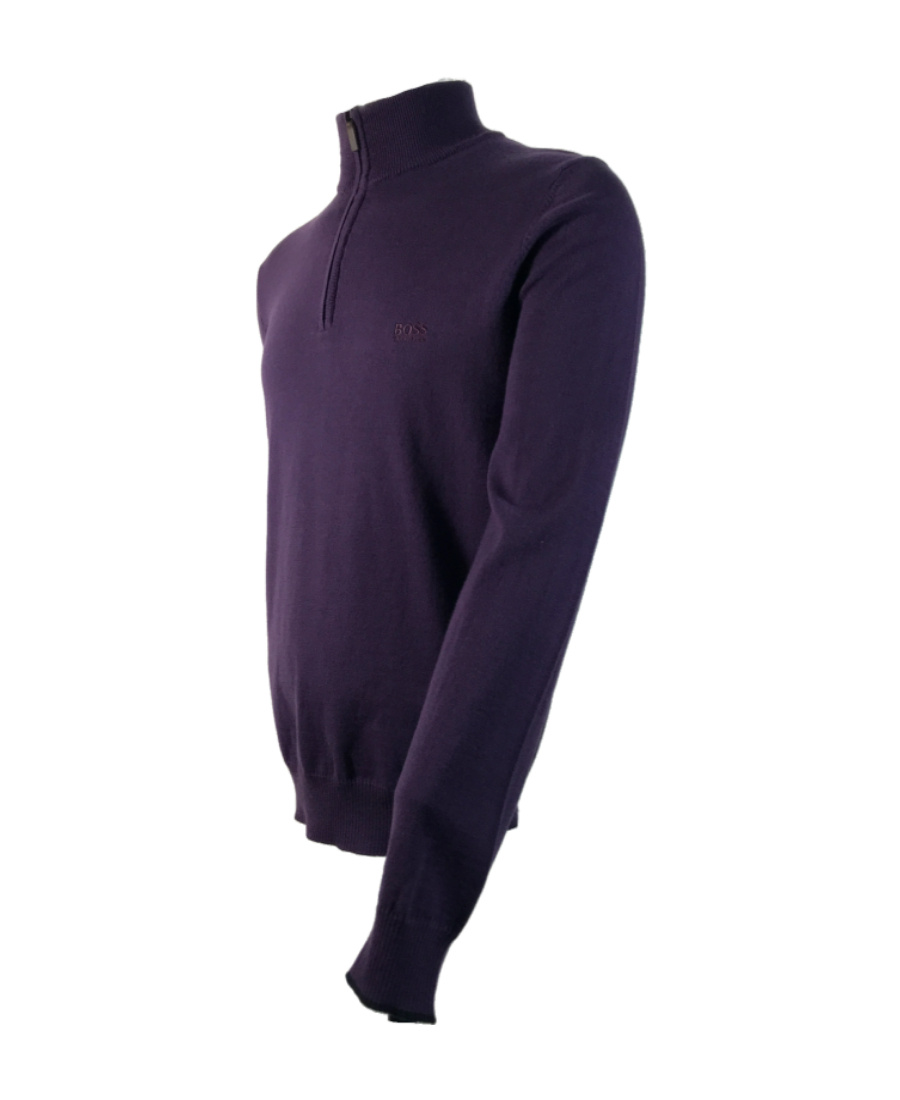 HUGO BOSS VERTICAL COLLAR SWEATER