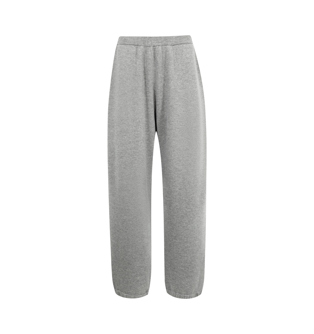 The Row Elastic Waist Casual Pants In Gray