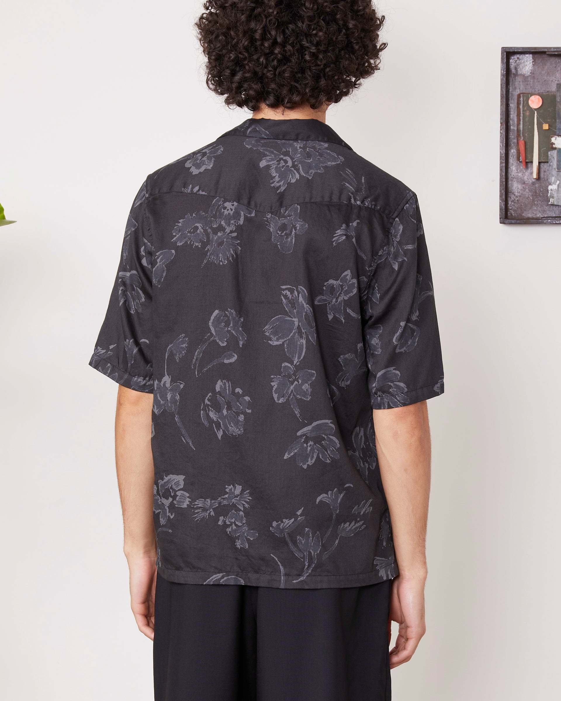 OFFICINE GENERALE EREN FLORAL-PRINT SHIRT
