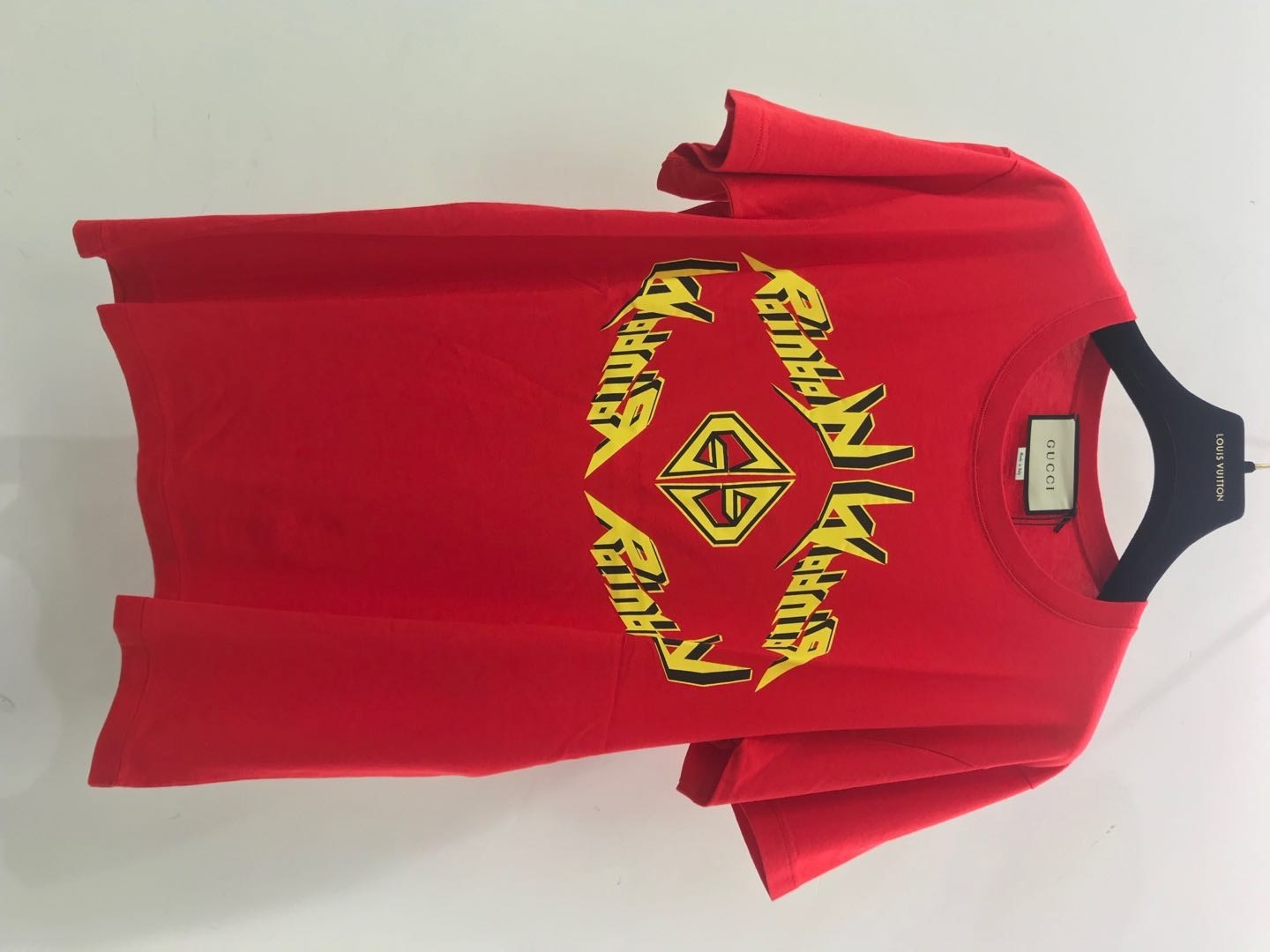 Gucci Printed T-shirt In Red