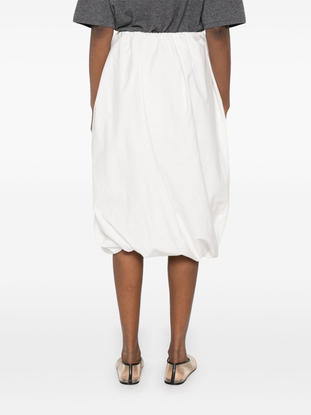 Brunello Cucinelli Pleated Skirts In White