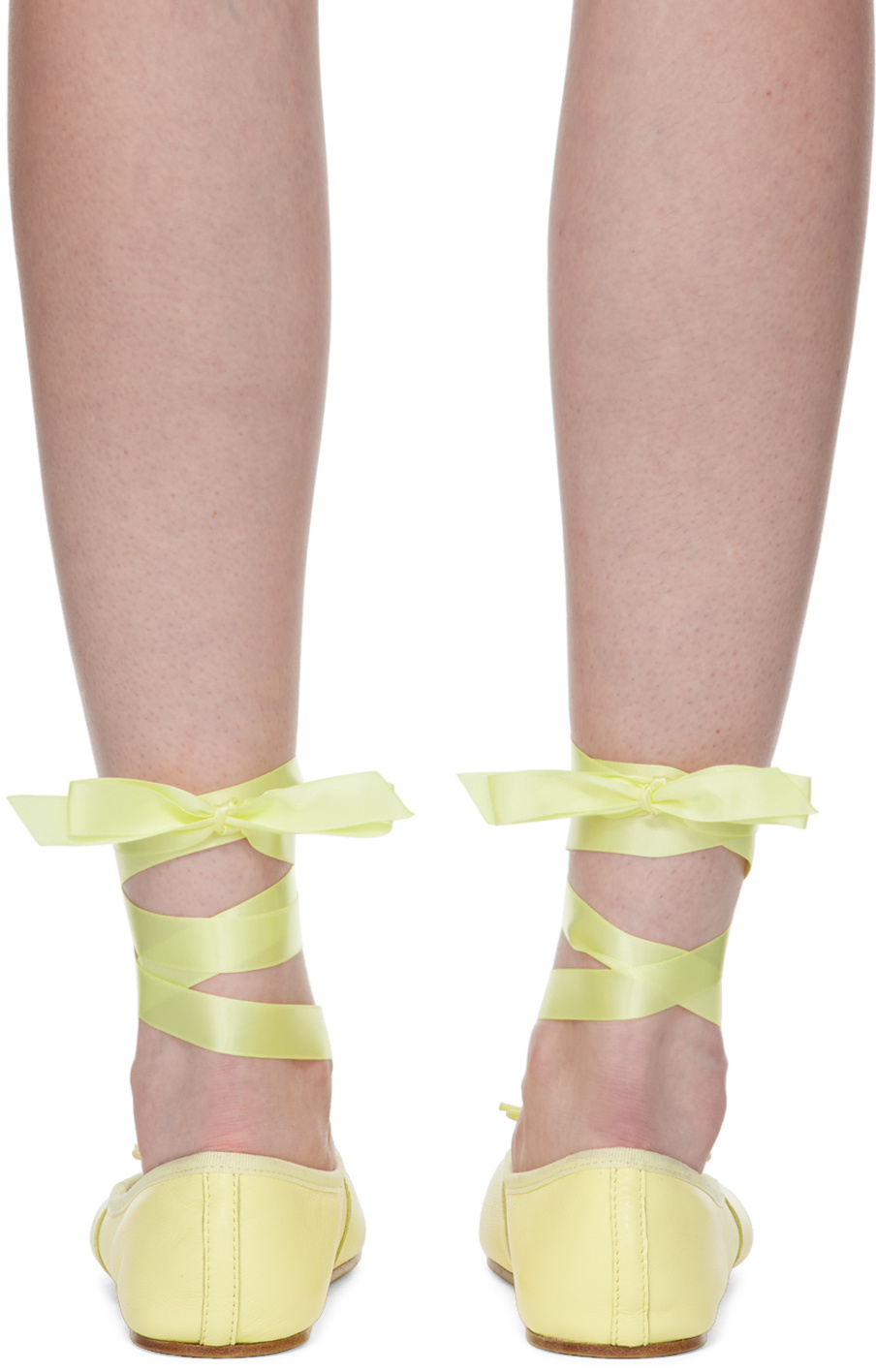 Repetto 10mm Sophia Leather Ballerina Flats In Nude