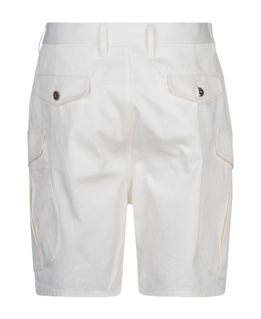 Giorgio Armani Pocket Detail Shorts In White