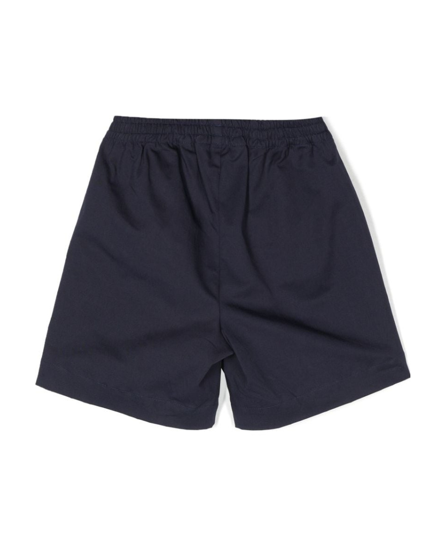 Palm Angels Logo-print Shorts In Black