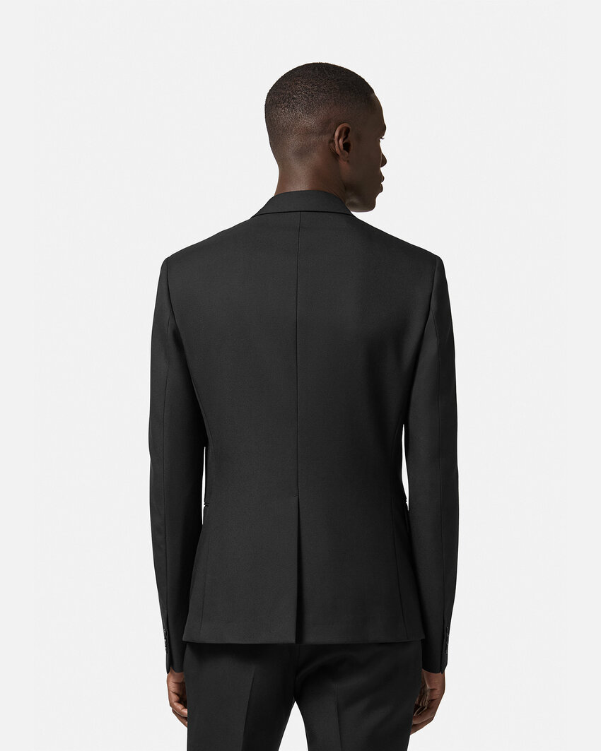 VERSACE VERSACE DOUBLE-BREASTED TAILORED BLAZER