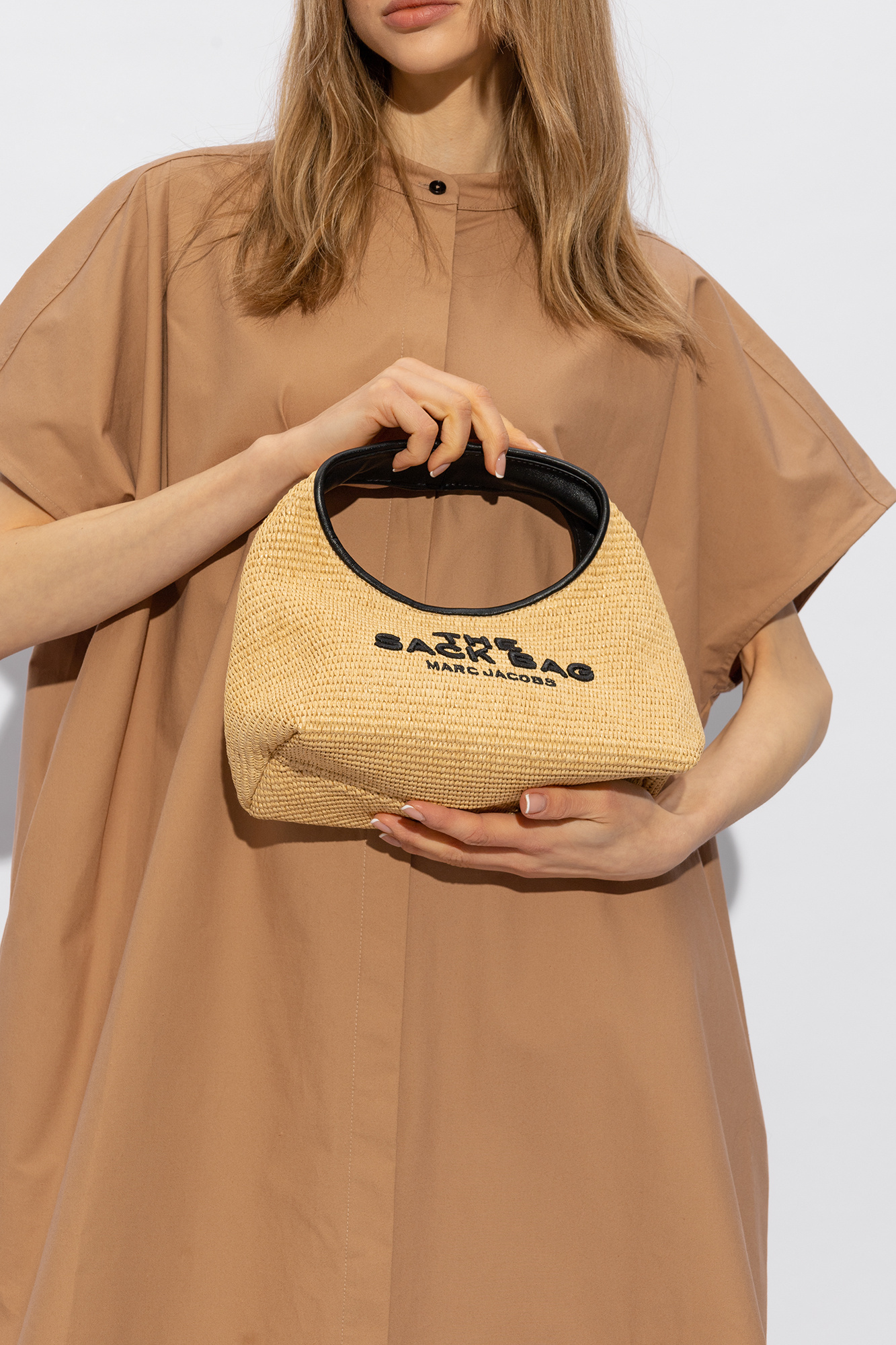Marc Jacobs Logo Handbag In Nude