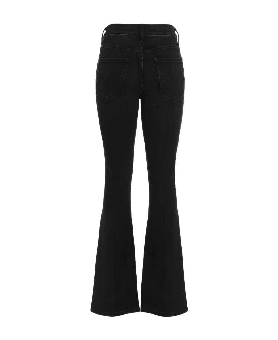 Mother The Weekender Fray Jeans Chip On My Shoulder In Black