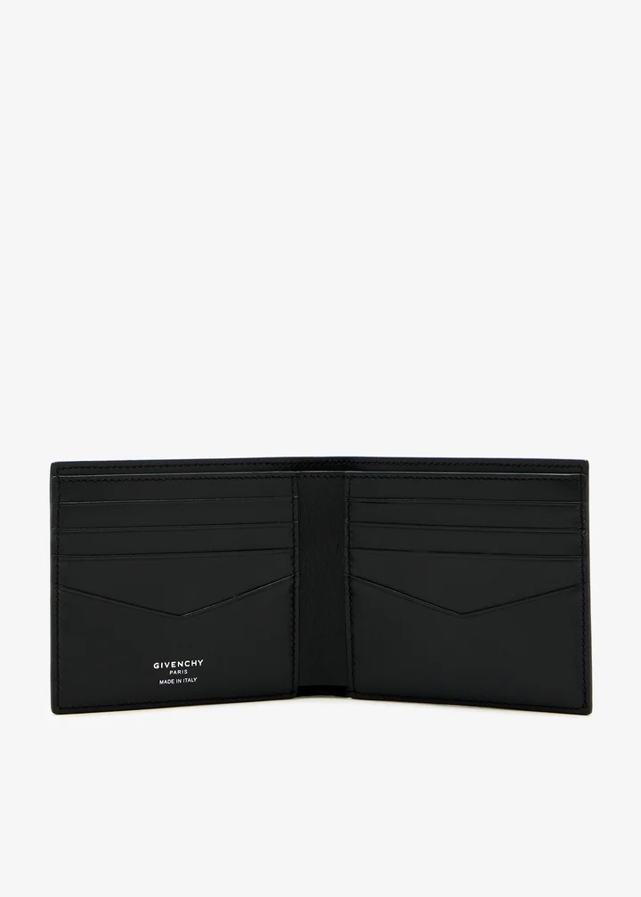 Givenchy Textured Leather Wallet With Coin Pocket In Black