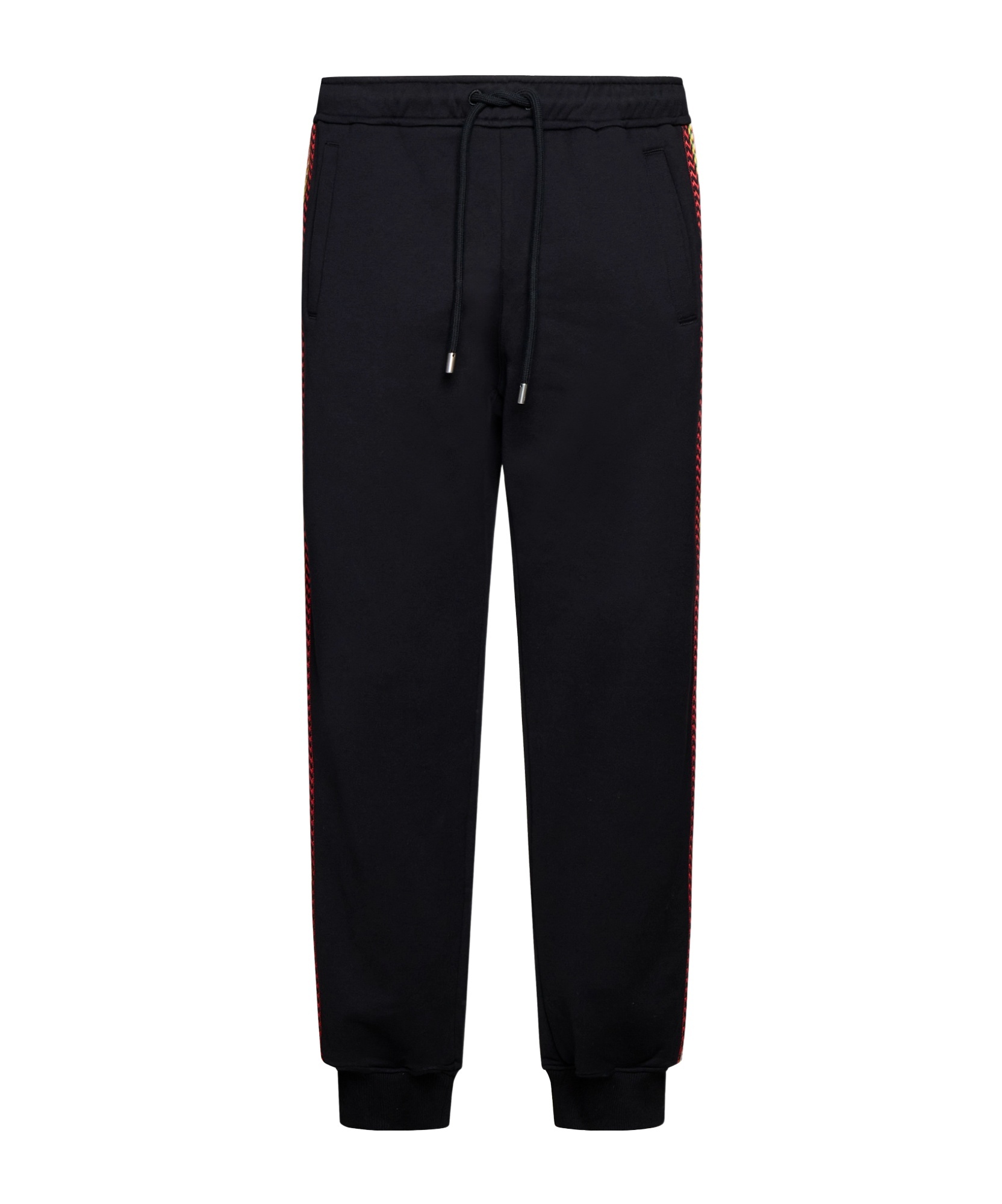 Lanvin Striped Track Pants In Black