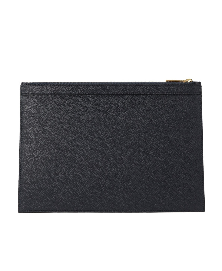 THOM BROWNE THOM BROWNE SMALL 4-BAR STRIPED ZIPPED WALLET