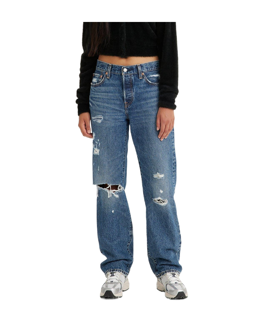 LEVI'S LOGO DENIM TROUSERS