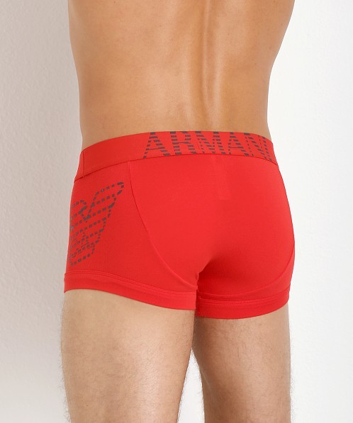 Emporio Armani Logo Boxer Underwear In Brown