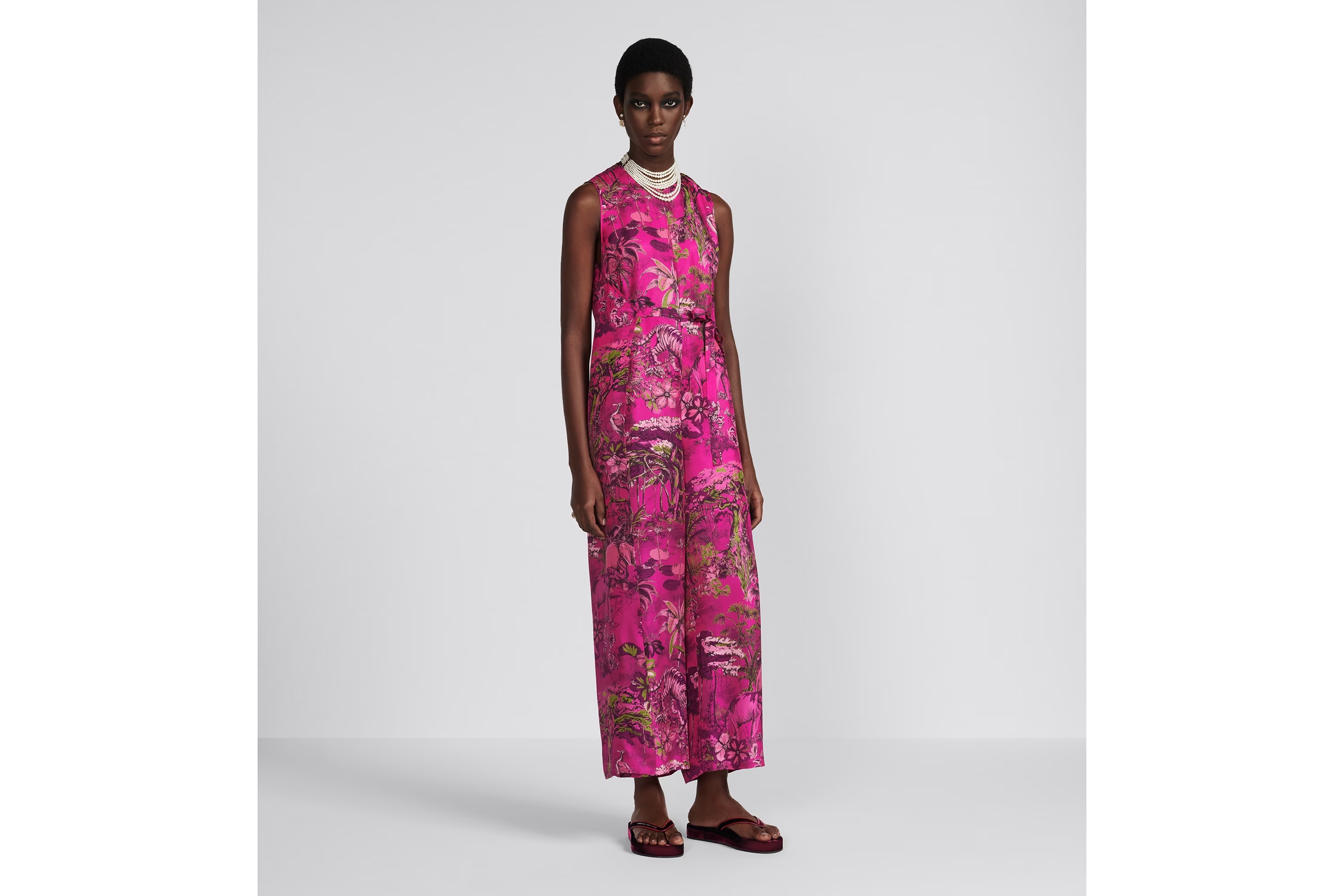 Shop Dior Jumpsuit In Pink