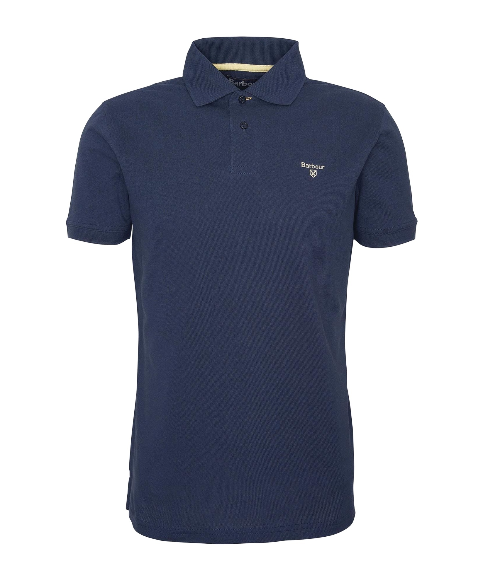 Barbour Short-sleeved Polo Shirt In Blue