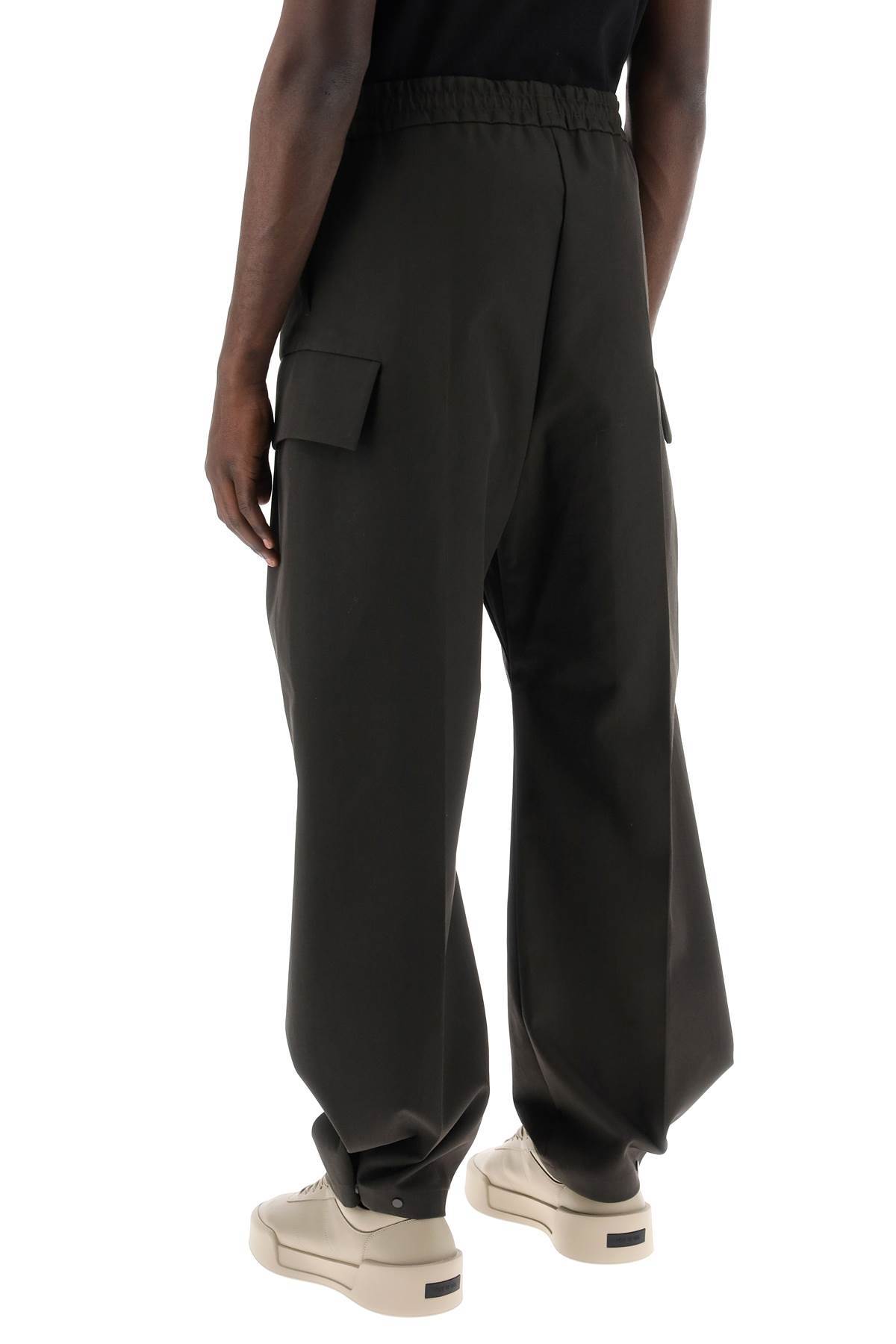 Fear Of God Heavy Twill Cargo Pants In In Black